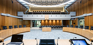 Ratsaal Walldorf - 1. Sitzung im sanierten Saal